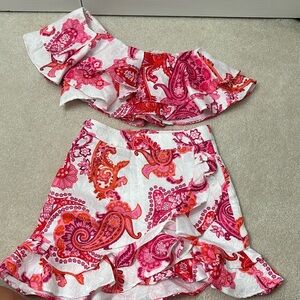 Matching skirt set